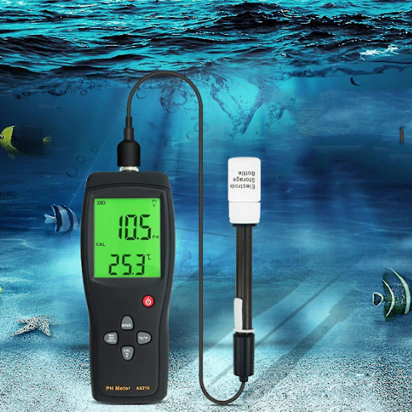 Snabb leverans Snabb leverans As218 Ph Kvalitetsdetektormätare Vattentestare Digital vattenkvalitetsmonitortestare för pool dricksvatten Akvarier Fisk