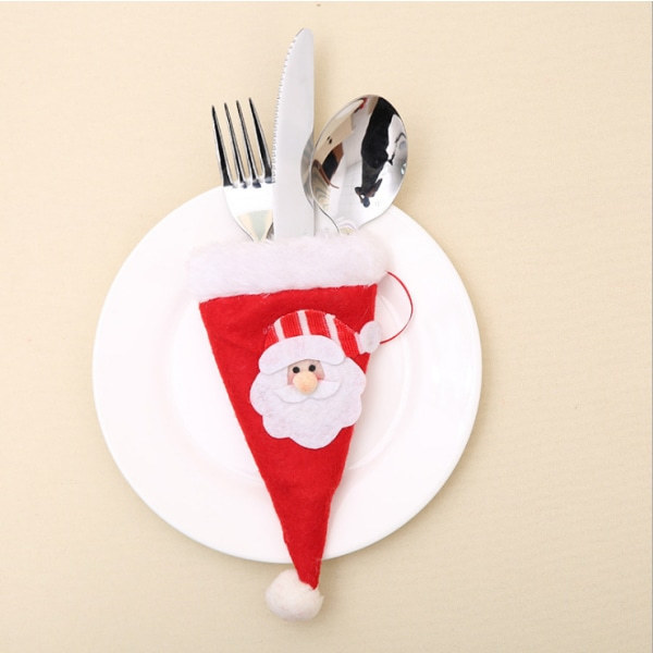 12st julbestickdekor Tomtehatt Bestickpåsetillbehör