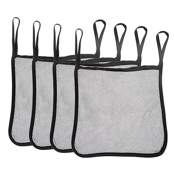 4 stk Baby , Polyester Hengebarnevogn Mesh Vesker Organizer 11,8\"x11,8\" (svart)
