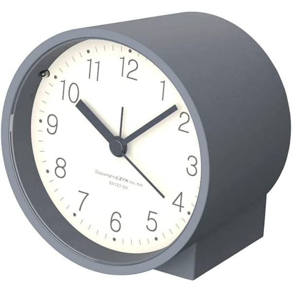 Batteridriven väckarklocka Tyst, inte tickande, A Gray