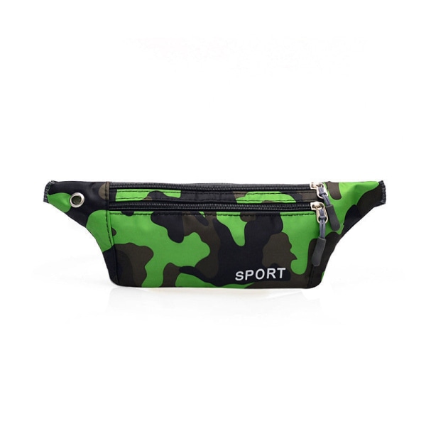 Lændetaske Mænd Kvinder Fanny Pack Lille Sport Brysttaske Super Hot Camouflage Bælte Mænd Blue camouflage