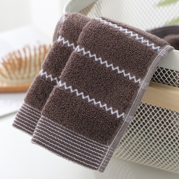4-pack hem mjuka absorberande bomullshanddukar mörk jacquard vatten Pat