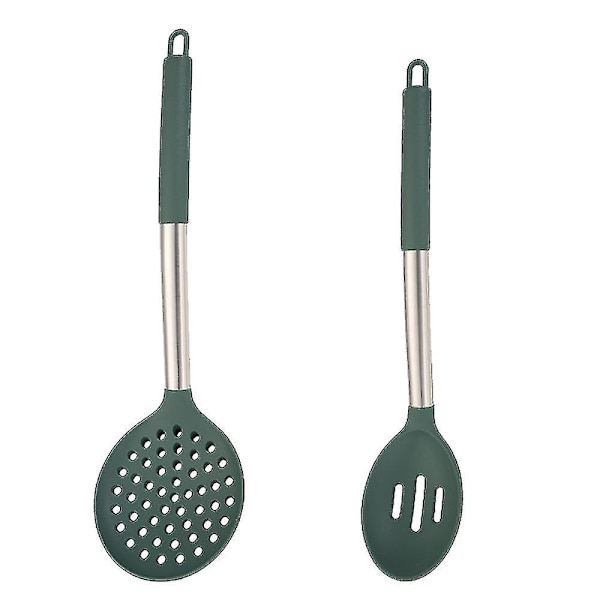 2st värmebeständigt set, bpa-fritt, nonstick-kokkärl
