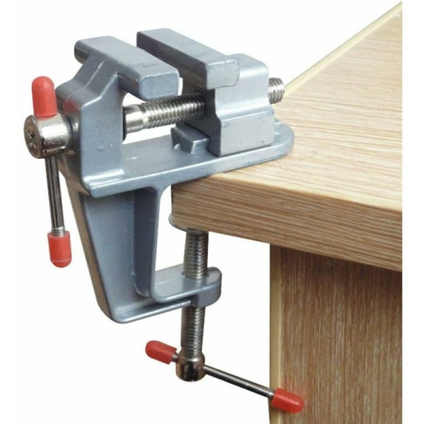 Mini justerbart skruvstycke med klämma för hobbybordsbänk, bärbar arbetsbänk med bordsklämma, klämmor DIY Craft bordsreparationsverktyg