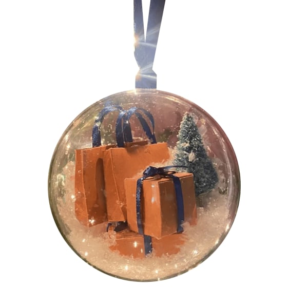 Mini pakke ornament, jule lille ekspres æske ornament