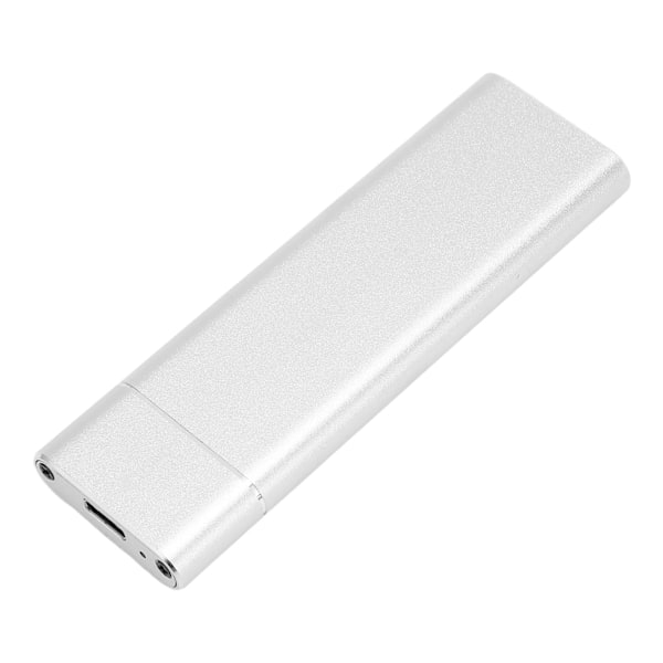 M.2 NVMe SSD-kapsling 10 Gbps 2 TB USB 3.1 Typ C UASP-protokoll Typ C SSD-kapsling för 2230 2242 2260 2280 SSD Silver OTG-kabel