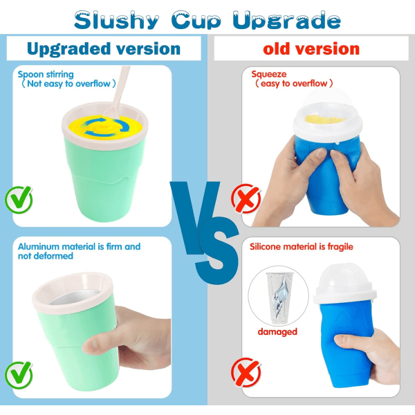 Slushy Cup Aluminium Slushie Cup, Frozen Magic Slushy Cup, Su
