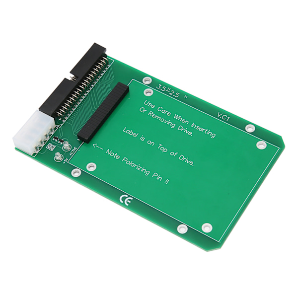 2.5in till 3.5in SATA HDD SDD 44Pin IDE Konverterkort Säker Överföring PCB Hårddiskadapterkort Konverterare för PC