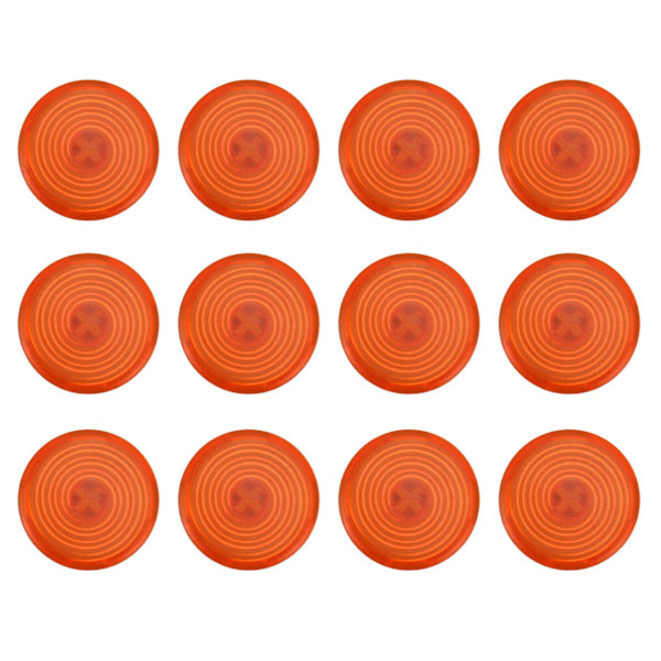 12st Arkadknappskydd Ersätt Mekaniskt Tryckknappskydd för Kailh för Cherry för TTC för Akko för Glorious Switches Orange
