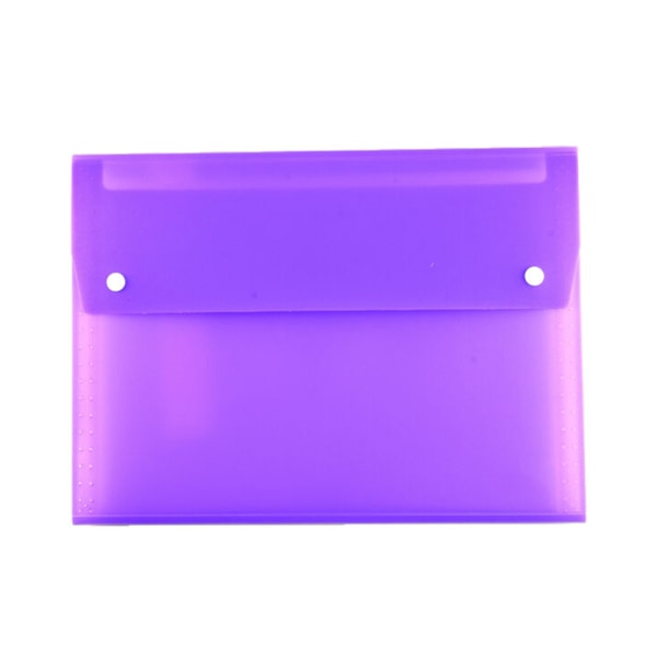 A4 plastplånbok Dokumentfiler Mappar Lagringstest Purple