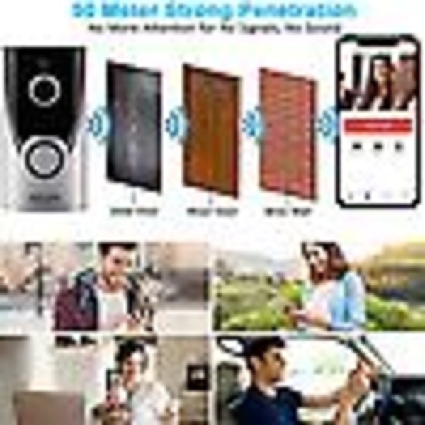 Wifi Smart Security Doorbell Video Intercom Recording Kit