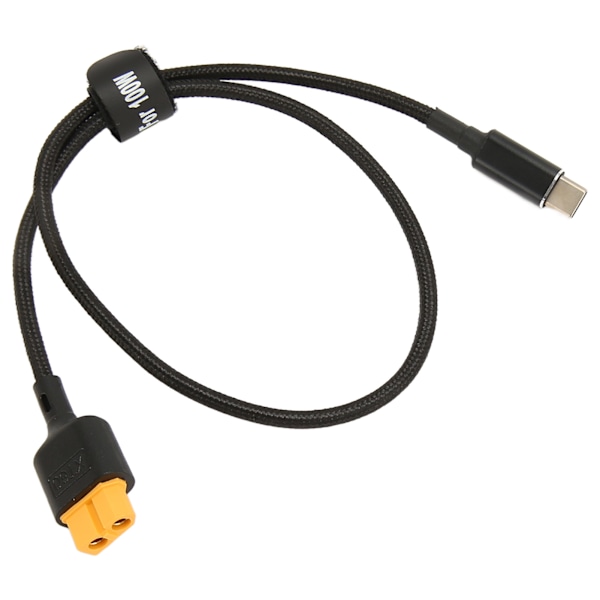 Typ C till XT60 Laddningskabel PD 100W Laddning USB C till XT60 Hona Laddningssladd för Tool Kitrc M7 M6 M6D M8S 0.5m/1.6ft