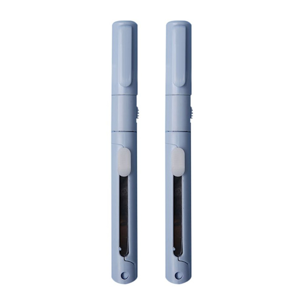 2 stk Penneform Saks Foldbar saks BLÅ blue