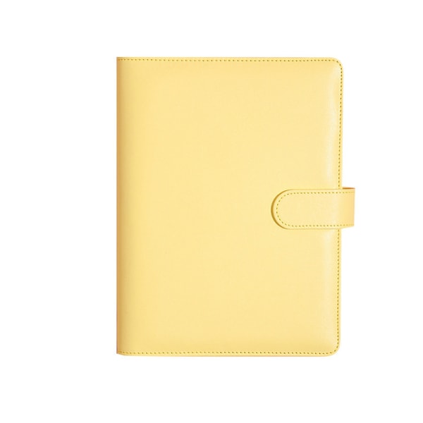 Macaron handbok bok söt lösblad anteckningsbok avtagbart ska tecknad dagbok Gul