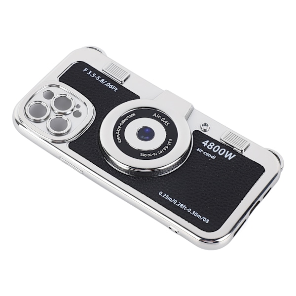 Luova pinnoitettu puhelinkotelo kannettava retro-kamerapuhelinkotelo kantohihnalla Iphone 12 Promaxille