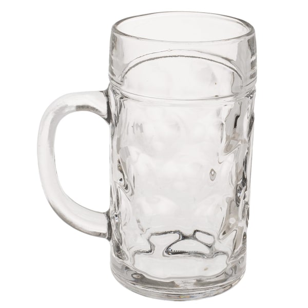 Stort Ölglas / Ölsejdel i Glas - 1 liter transparent