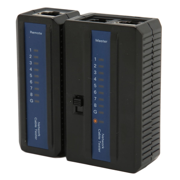 Nettverkskabeltester LAN-kabel Telefonlinje Dobbelt Vedlikeholdsverktøy for RJ45 RJ11 RJ12 CAT5 CAT6 CAT7 UTP-kabel