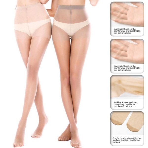 Superfleksible uforgjengelige magiske tights Beige One size