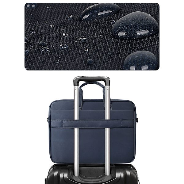 Case för 11 12 13 14 15 17 tum för MacBook Huawei Surface datorväska No0No03 Navy blue 14.1-15.4(Macbook16)inch