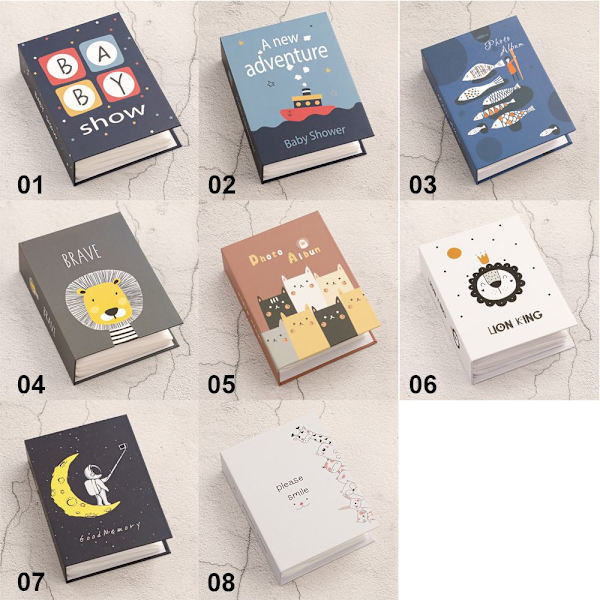 6 tuuman valokuva-albumi 100 taskulla 07