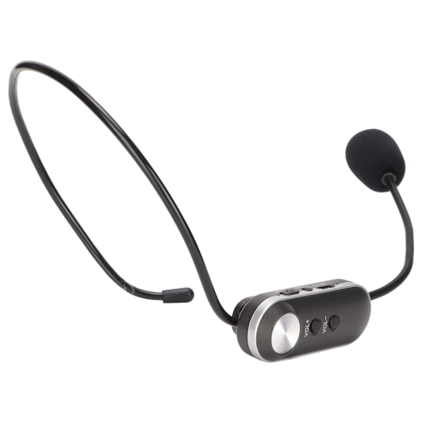 T‑1 UHF Trådlöst Mikrofon Headset 3,5mm Plugg Trådlöst Headset Mic med 6,35mm Adapter för Förstärkare PA System 100‑240VEU Plugg