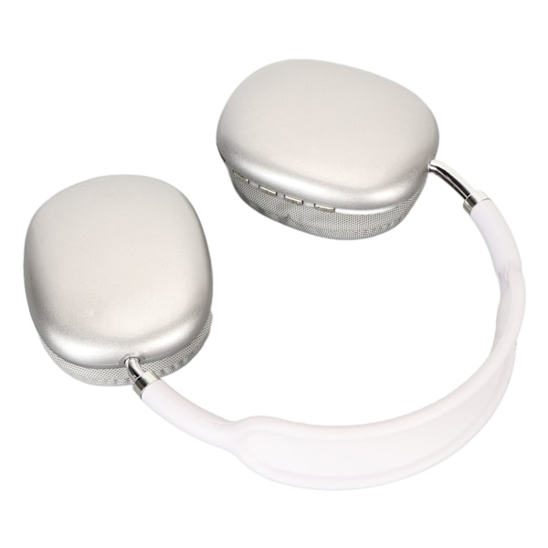 Bluetooth Hodetelefon HiFi Dyp Bass Innebygd Mikrofon Støtte Minnekort Trådløst Headset for Løping Reise Hvit