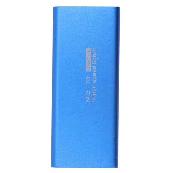 MSATA - USB3.0 Koteloadapterikotelo 6Gbps Sininen MSATA SSD -sovitin 30x30mm 50x30mm Ulkoinen SSD-kiintolevy