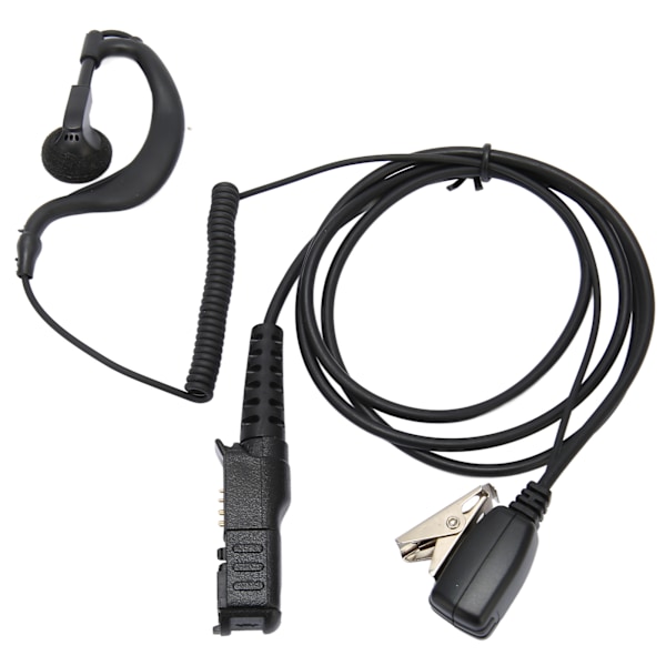 G Formad Hörsnäcka PU Kabel Walkie Talkie Hörsnäcka med Mikrofon PTT för XPR3500e XPR3300 XPR3000 XPR3300e XPR3500 XIR P6620