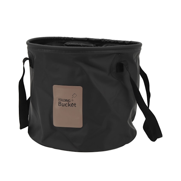 20L Portabel Campinghink PVC Vikbar Vattenhink Hög Kapacitet Hopfällbar Behållare för Utomhusaktiviteter Svart