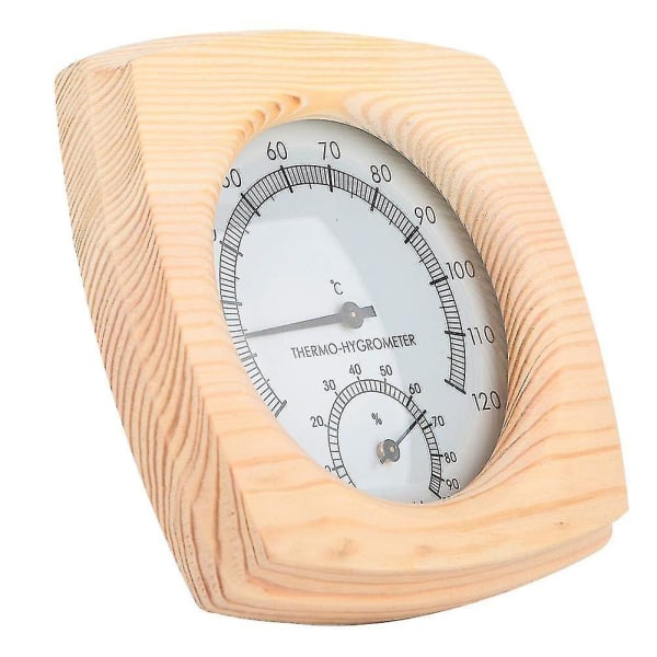 Badstue Termometer Tretermometer Hygrometer Termometer Hygrometer Tilbehør til Dampbad