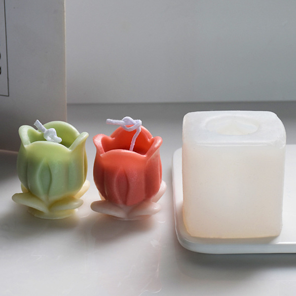 Form - 2 stk 3D Blomsterformede Silikonforme