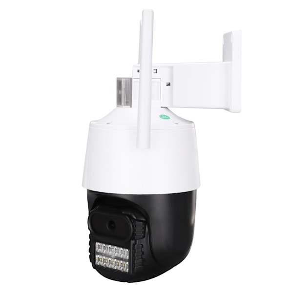 Utomhuskamera Dome WiFi IP Övervakning AI Alarm Tvåvägs Intercom Infraröd Mörkerseende för Hem Vit