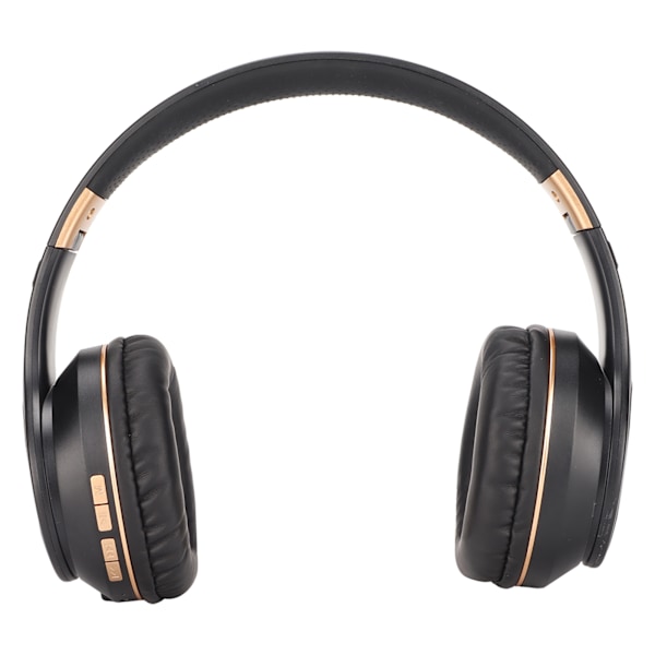 ELB4 Bluetooth Hörlurar Multifunktionella Vikbara Trådlösa Hörlurar för Sport och Gaming (Svart Guld)
