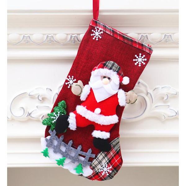 Christmas socks (large linen socks [elderly model])