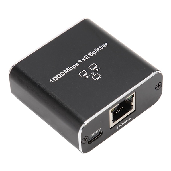 1000Mbps Ethernet Kabeldelare 1 till 2 Kompatibel med Cat5 Cat5e Cat6 Cat7 Två Enheter Delar RJ45 Nätverksdelare