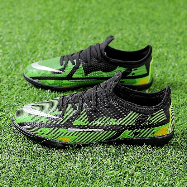 Fotballsko for menn Anti-skli Fotballsko for herre Grass Fotball Sneakers 2K23001-1 Green 34