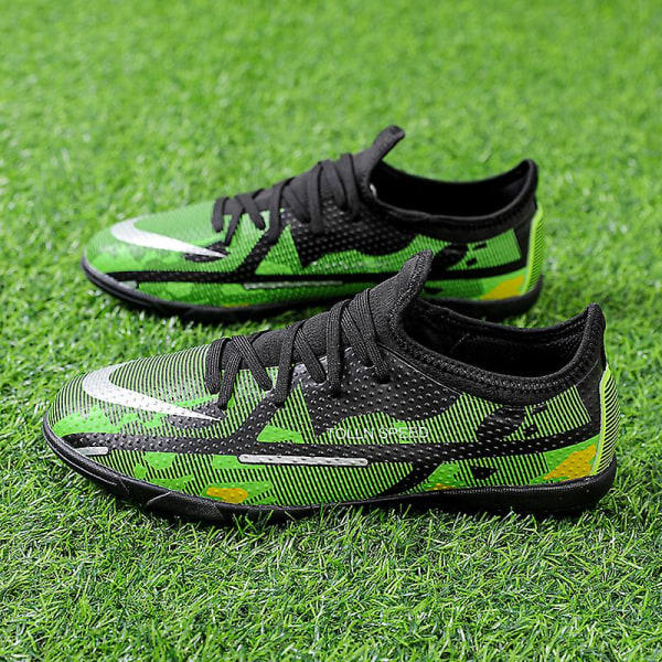 Fotbollsskor för män Halkfria fotbollsskor för herr Gräs Fotbollssneakers 2K23001-1 Green 44