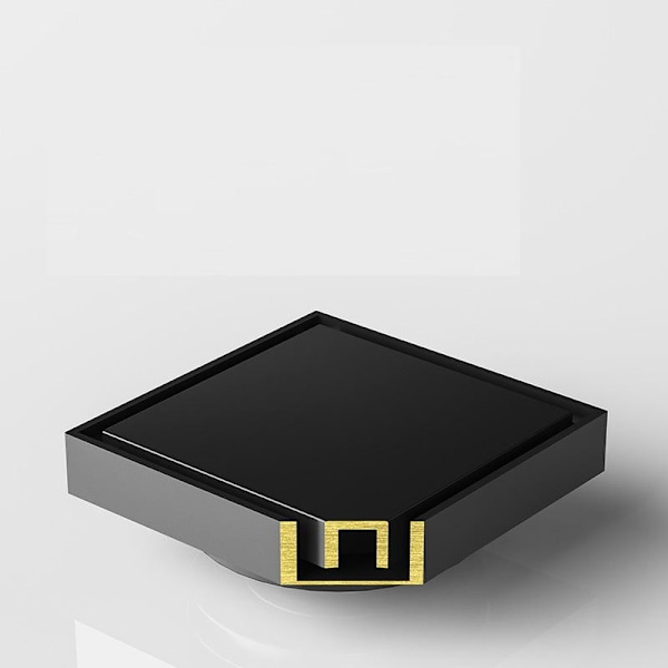 10*10cm sluk, usynlig sluk, sluk i helkobber, egnet for bad, toaletter osv.