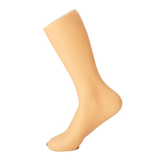 Fritstående Mandes Fod Mannequin Fod Model Sok Display Stativ Skin Color Male Right Foot