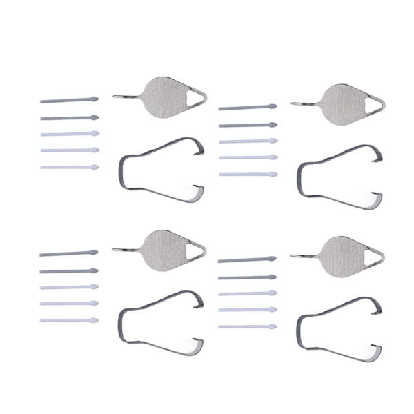 4 Sett Stylus Pennspisser Nettbrett Stylus Pennspisser Erstatningsverktøysett for Galaxy Tab S6 SMT860 SMT865