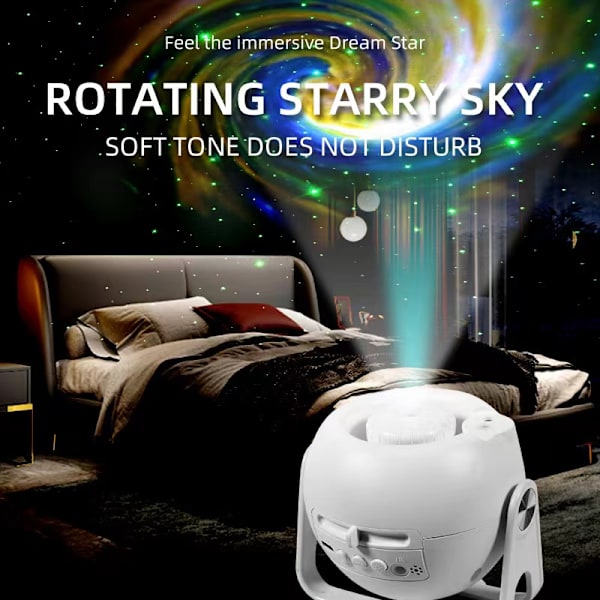 Tähtiprojektori LED - Galaxy Star -projektori