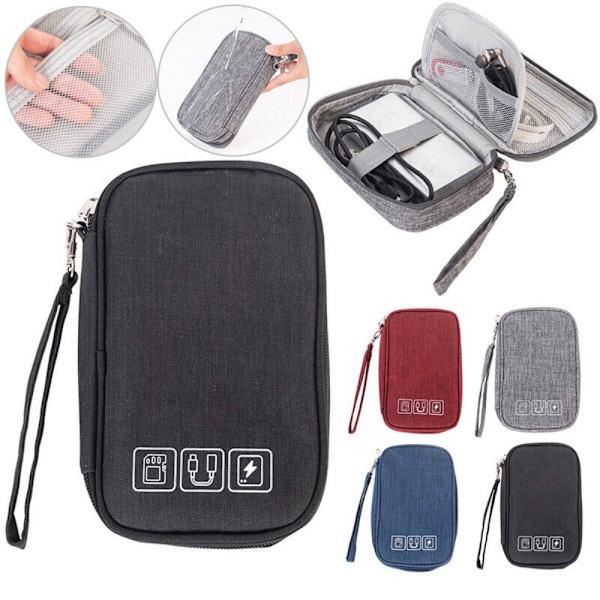 Förvaringsväska Cable Organizer GRÅ grey