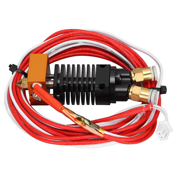 2-i-1 Ut Hotend Kit 2 Färger Metall 12V 3D-skrivare Extruder med Silikonskydd Skruvar för Ender 3 för CR10S Pro24V