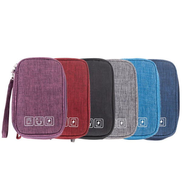 Förvaringsväska Cable Organizer RÖD red