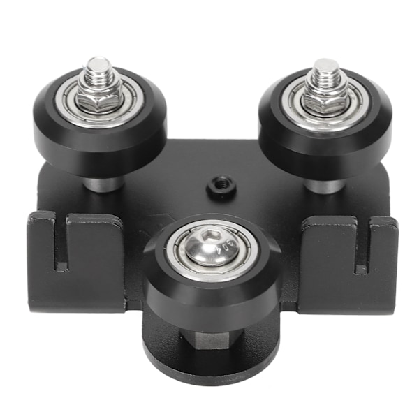 3D Ekstruder Bakplate V Spor Aluminium Ekstruderingsramme Svart Ekstruder Støtte Bakplate for Ender 3 for Ender 3s
