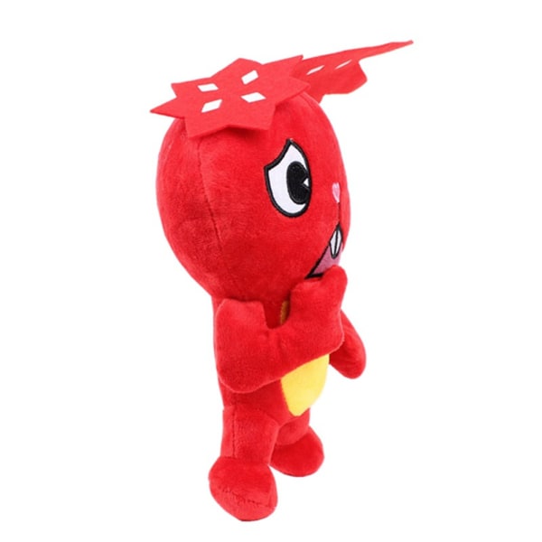 Happy Tree Friends Flippy Fliqpy stoffdyr Anime plushie W Red thorn