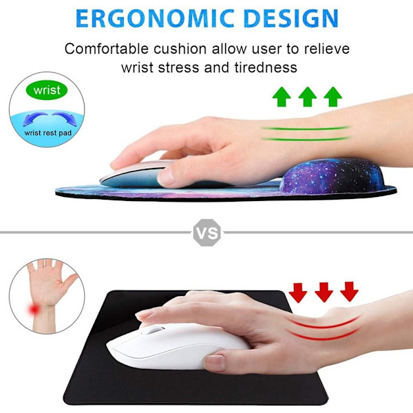 Seksikäs hiiripehmustettu Piirretty Anime 3D rinta Mousepad rannetuki