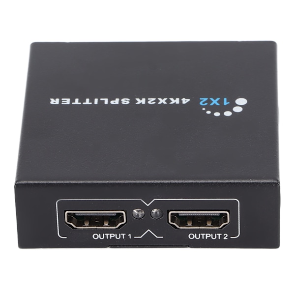 HD Multimedia Interface Splitter 1 ind 2 ud HD Multimedia Interface Extender til Skærme LCD TV Computere 100‑240VEU Stik