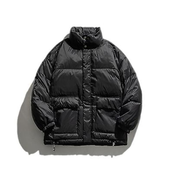 Dunjacka Herr 90 Vit Duck Dun Casual Jacka Stand-up krage Varm bomullsjacka M