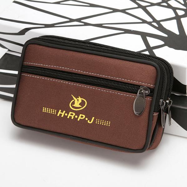 Män kvinnor Fanny Pack midjeväska Mobiltelefon för medelålders och äldre människor Bär mobilbältesväska Camouflage 1